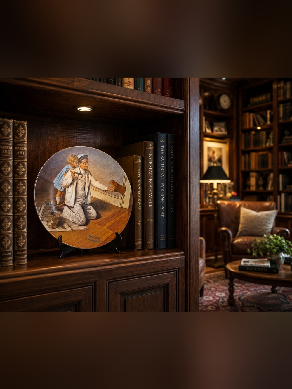 Vintage Limited edition collector plate titled The Painter.